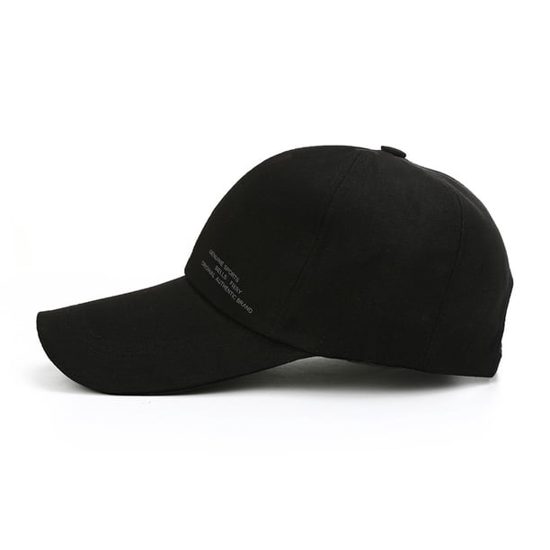 Sombrero de lona con visera para hombre, versión coreana, para pesca, color negro, 54 x 62 cm (21,26 x 24,41 pulgadas)
