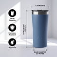 thumbnail image 5 of Ozark Trail 22 oz Stainless Steel Insulated Tumbler, Blue Indigo, 5 of 16