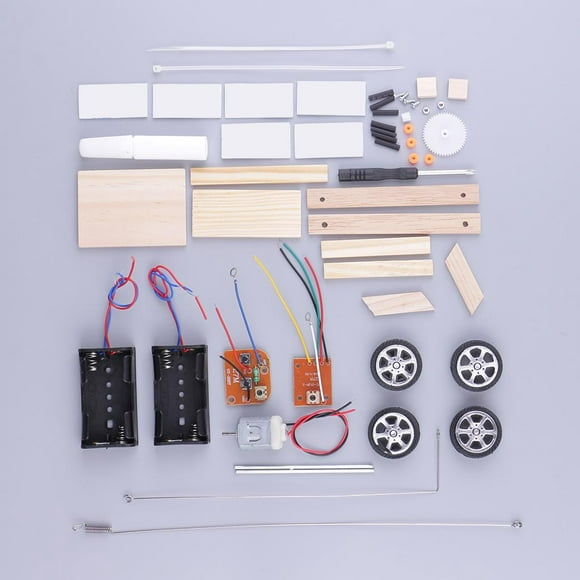 DIY Racing Car Model Making Building Kits School Students DIY Toys Gift