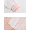 thumbnail image 7 of Coerni Girls & Boys Hooded Baseball Jacket Contrast Long Sleeve Button Down Varsity Jacket Casual Versatile All-Weather Preppy Outerwear, 7 of 7