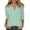 Light Green, variant on Summer Tops for Women Trending Women's T Shirts For Everyday Comfort And Style Ideal Casual Outings Social Gatherings Or Relaxation Comfortable Fit Daily Wear Versatile Wardrobe Leopard Orange L