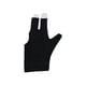 thumbnail image 1 of Guante de billar Zulema Antideslizante Transpirable Abierto Negro Guantes de billar, 1 of 8
