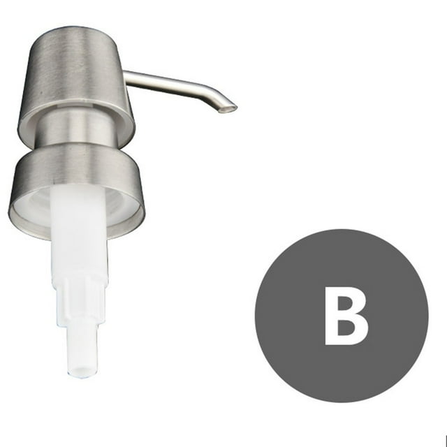 Lefu 304 Distributeur de Lotion en Acier Inoxydable Distributeur de Savon Tête de Presse