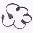 thumbnail image 5 of 4-pin IDE to SATA Cable 1 to 5 IDE 4-pin to Hard Drive SATA Adapter Cable, 5 of 5