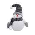 thumbnail image 3 of Peluche Decorativo Navi Colors Muñeco de Nieve con Luz LED Gris 25cm, 3 of 4