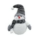thumbnail image 3 of Peluche Decorativo Navi Colors Muñeco de Nieve con Luz LED Gris 25cm, 3 of 4