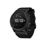 Garmin Tactix Delta - Solar Edition - Black DLC - sport watch with band - nylon - wrist size: 5 in - 8.27 in - display 1.4" - 32 GB - Wi-Fi, Bluetooth, ANT+ - 2.43 oz