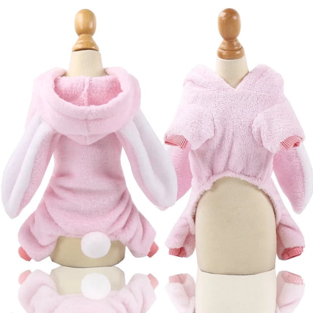 OIMG-ropa de invierno para perro, pijamas para perros pequeños, ropa de dormir, abrigo para cachorro, sudaderas con capucha para perro Yorkies, peluche, Schnauzer, Mono de lana suave para perro