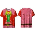 thumbnail image 6 of VBTAPA Funny Shirts for Men Valentine Day Heart Graphic Bow Tie Tuxedo Printed Short Sleeve Tops Casual Holiday Vacation Party Tshirt Red XXL, 6 of 7