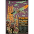 thumbnail image 2 of Anonymous 17x24 Black Ornate Framed Double Matted Museum Art Print Titled: Saint-Omer, Aviation Celebrations (1910), 2 of 5