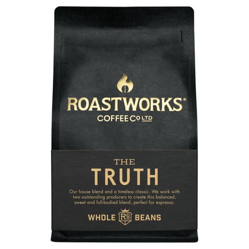 Roastworks The Truth Whole Bean Coffee 200g, British Import (Pack of 2)