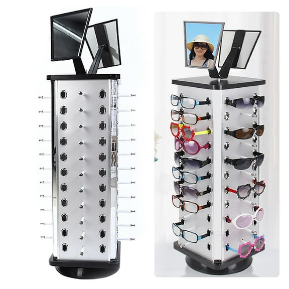 Sunglass Stand Rotating Retail Rotating Optical Frame Display Case Showcase