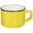 Yellow, variant on 2.5 in. Enamel Look Cappuccino Mug, Black