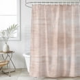 thumbnail image 4 of Terracotta Bathroom Shower Curtains with 12 Hooks Waterproof Shower Curtain for Stalls and Bathtubs Vintage Solid Color Modern Minimalist Distressed Decorative Bathroom Privacy Curtain 36x78 Inches, 4 of 9