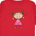 thumbnail image 4 of Inktastic My Nonna Loves Me Girls Long Sleeve Toddler T-Shirt, 4 of 5