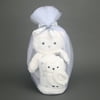 Lambs & Ivy Blanket & Plush Luxury Newborn Baby Gift Set - White Owl