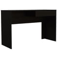 thumbnail image 1 of FM FURNITURE Tampa 1-Drawer Engineered Wood Writing Computer Desk in Black, 1 of 10