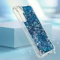thumbnail image 5 of Slim Fit Phone Case for Samsung Galaxy A54 5G, Glitter Liquid Quicksand Effect Silicone Soft TPU Case with Camera Lens and Screen Protection for Galaxy A54 5G,LSWT Blue, 5 of 13