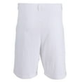 thumbnail image 5 of FITORON Mens Cargo Shorts, Relaxed Fit Solid Drawstring Casual Summer Outdoor Mens Shorts White, 5 of 5