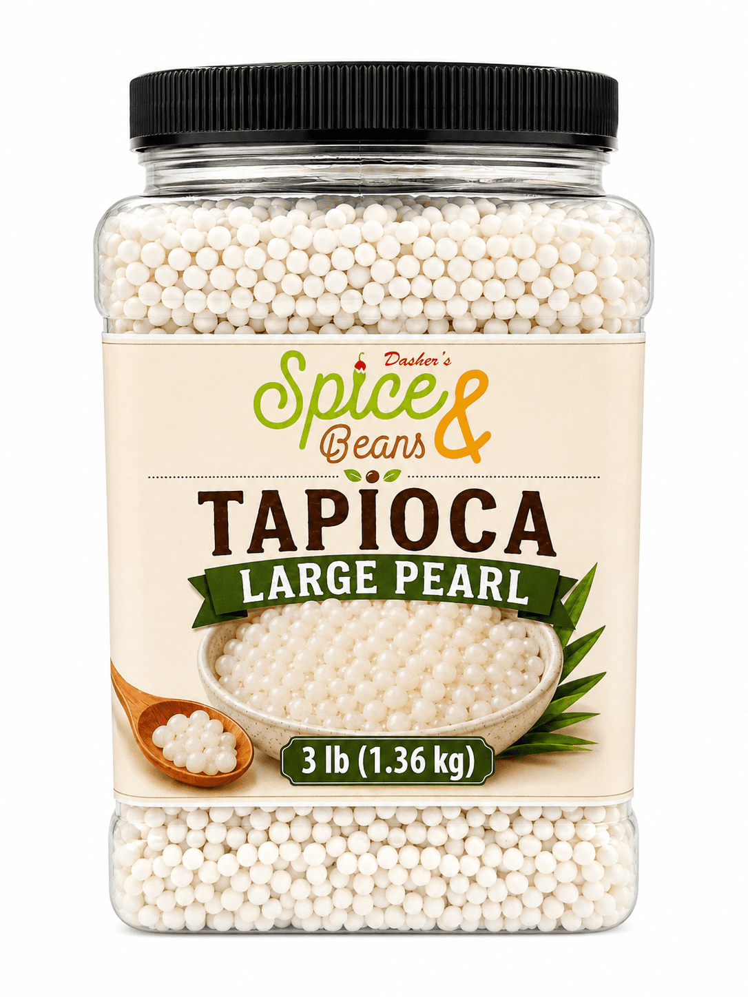 WinCrest, Granulated Tapioca, 3 lbs Tub, small starchy granules