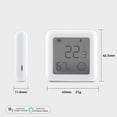 thumbnail image 3 of Sensor De Temperatura Y Humedad Sensor de humedad y temperatura para el hogar inteligente Tuya alimentado por batería compatible con Bluetooth, 3 of 8