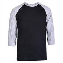 TheLovely Men's 3/4 Sleeve Crew Neck Raglan Jersey Baseball Tee Shirts (Single and Multi Packs Available)