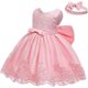 thumbnail image 1 of Vestidos de encaje para desfile de niñas de 0 a 2 años, vestido bordado de fiesta para niños pequeños con regalo Lmell, 1 of 3