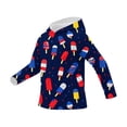 thumbnail image 2 of OGLCCG Boys UPF 50+ Athletic Hoodies Youth Long Sleeve Sun Protection Pullover Tops with Thumbhole Lightweight Fishing Shirts 5-15 Years, 2 of 5