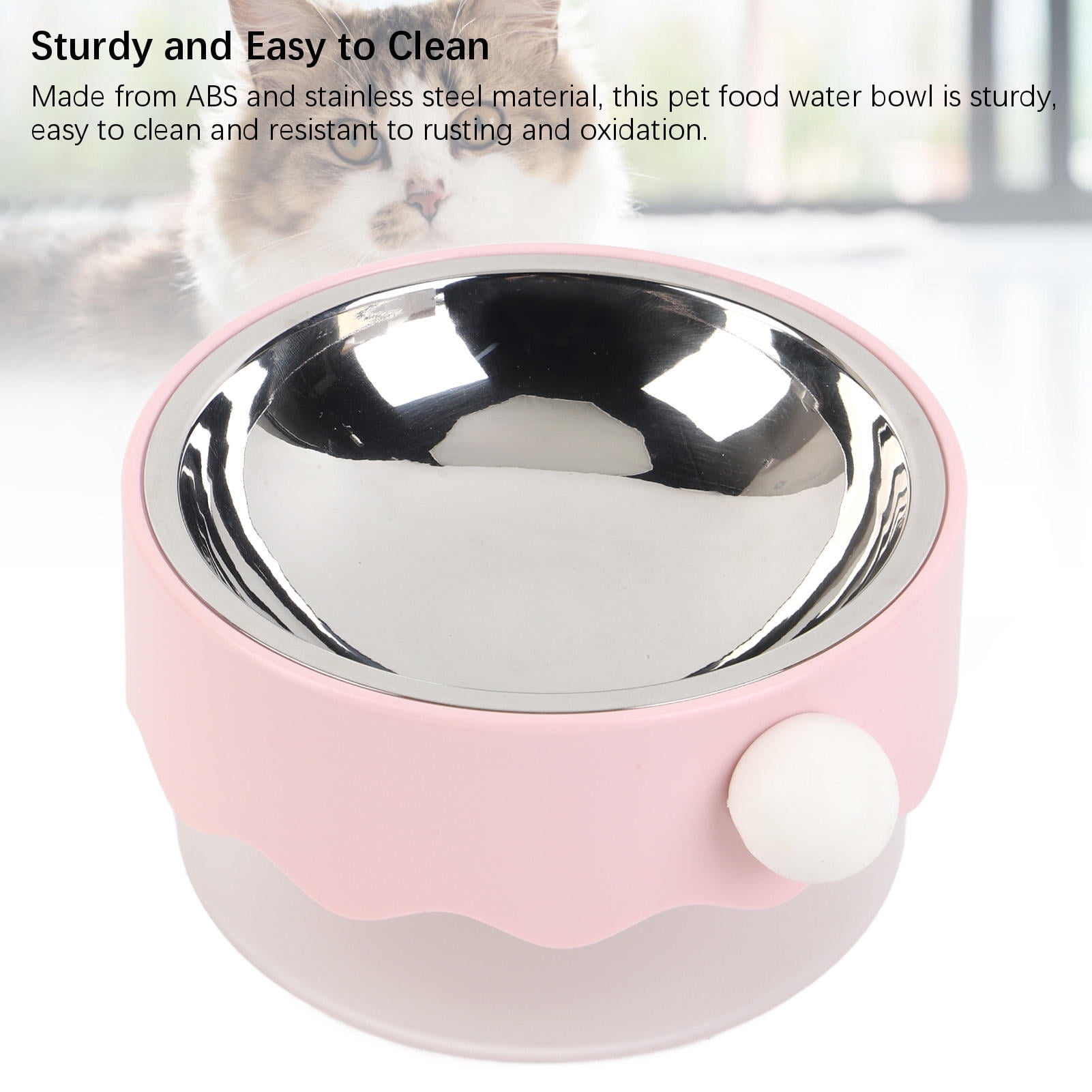 Suodoka Double‑Wall Stainless Steel Dog & Cat Bowl – Large Capacity, Spill‑Proof, Easy‑Clean, Stylish Home Feeding Set
