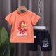 thumbnail image 1 of Spiderman Iron Man Baby Boys Ropa Traje de manga corta Camisetas Pantalones cortos Pantalones Superhéroe Capitán América Verano Ropa para niños Sets120 (4T) Gao Jinjia LED, 1 of 2