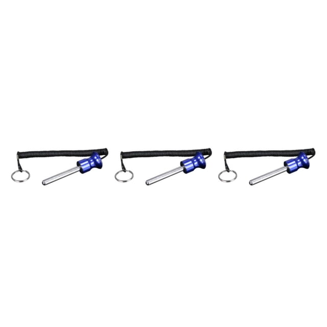 Transemion Universal Magnetic Weight Stack Pin for Versatile Fitness Training 10x80mm Blue 3Set