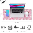 thumbnail image 5 of Long Mouse Pads for Desk,Cute Halloween Ghosts Pattern Desk Mats on Top Of Desks, Desk Mouse Pad Extra Large with 3mm Non-Slip Base and Stitched Edge for Gaming,Office,Work,Home 31.5"x11.8", 5 of 6