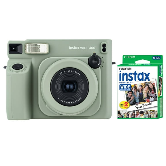 Fujifilm INSTAX Wide 400 Fuji Instant Film Camera Green   20 Sheets Instant Film