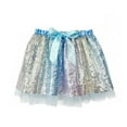 thumbnail image 3 of NAFUU Little Girls Sparkle Sequin Party Skirt Kids Dance Glitter Tutu Skirts Dance Party Princess Dance Skirt A-Line Party Dress, 3 of 5