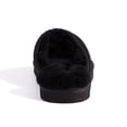 thumbnail image 3 of Aus Wooli Australia Unisex Sheepskin Wool Slippers - Black, 3 of 8