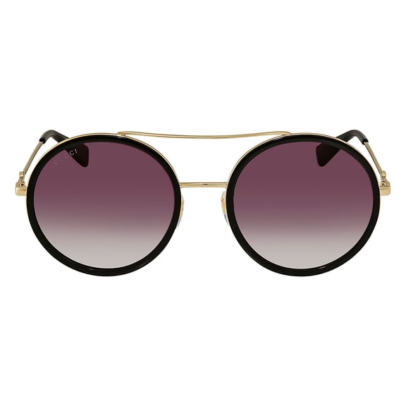 Gucci Round Grey Gradient Sunglasses