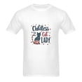 thumbnail image 4 of Hanmun This Childless Cat Lady Ladies is Voting Kamala T-Shirt Size S-3XL, 4 of 5