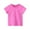Pink, variant on Diufon Cotton Tops for Toddlers girls Summer Casual Solid Color T-Shirts Round Neck Short Sleeve Blouses