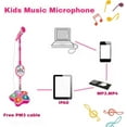 thumbnail image 5 of 2026 New All-in-One Microphone Toy for Kids with Stand, Got Built-in Music, Colorful Lights, Echo Effects, Portable Karaoke Machine for Singing, Music Play, Fun and Easy-to-Use (Blue), 5 of 8