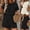 Beige, variant on CHUMUD Two Piece Sets for Women Summer Outfits Short Sleeve Crew Neck Tees High Waisted Shorts Casual