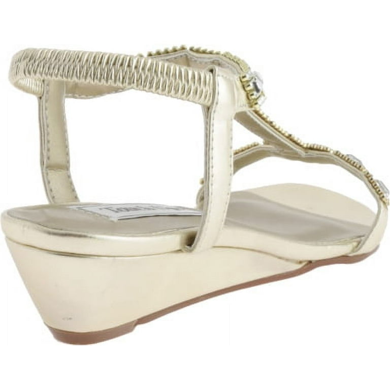 Touch Ups Jazz Women US Gold Sandals - Main Image
