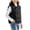 Black, variant on StSilkitty Puffer Vest for Boys Girls Sleeveless Crew Neck Button down Jacket Vests with Pockets Winter Outdoor Warm Outerwear