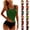 Army Green, variant on Womens Swimsuit Two Piece Swimwear Vacation High Waisted Tankini Beige Bathing Suits for Young Women High Cut