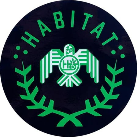 Habitat Raptor Decal Black , 1 Decal