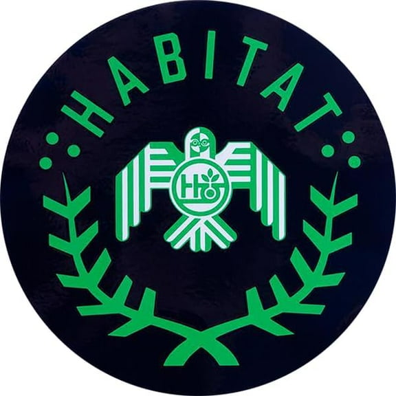 Habitat Raptor Decal Black , 1 Decal