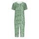 thumbnail image 4 of Sexy Pijama Conjunto para las Mujeres Cuello Redondo Blusa de Manga Corta Y Pantalones, Traje de Moda Casual para el Hogar Y Diario, 4 of 4