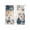 MidnightBlue LightPink Beige, variant on Vintage Blue Floral Sheer Curtains 108 Inch Length 2 Panels Set Window Treatments, Butterflies Watercolor Flower Tan Rod Pocket Semi Curtains for Living Room/Bedroom/Kitchen Décor, 104"W x 108"L