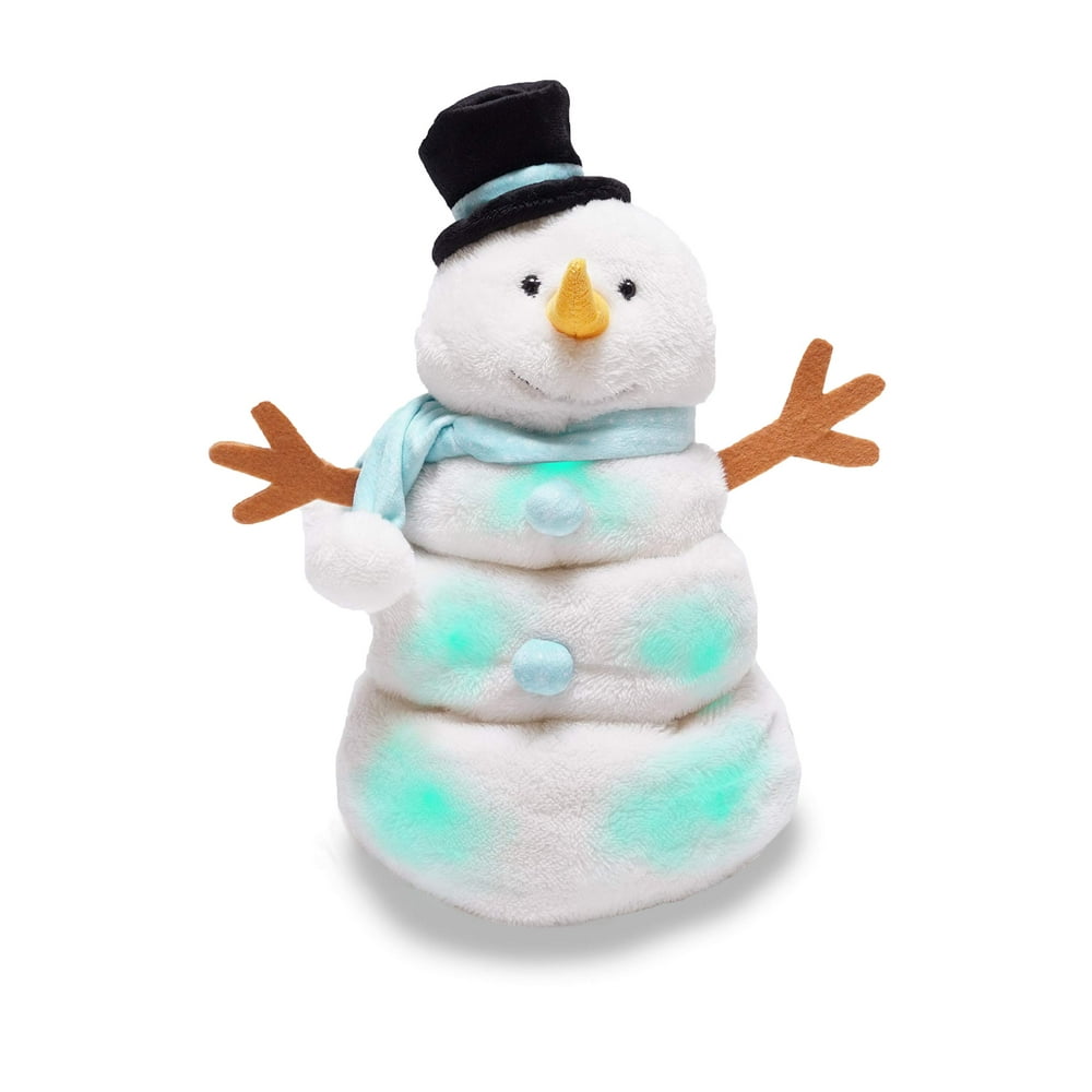 Cuddle Barn Melty the Snowman 14" Animated Christmas Stuffed Animal