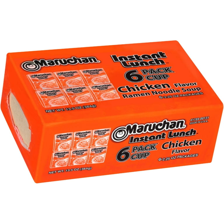 12 pack) Maruchan Instant Lunch Chicken Flavor Ramen Noodles, 2.25