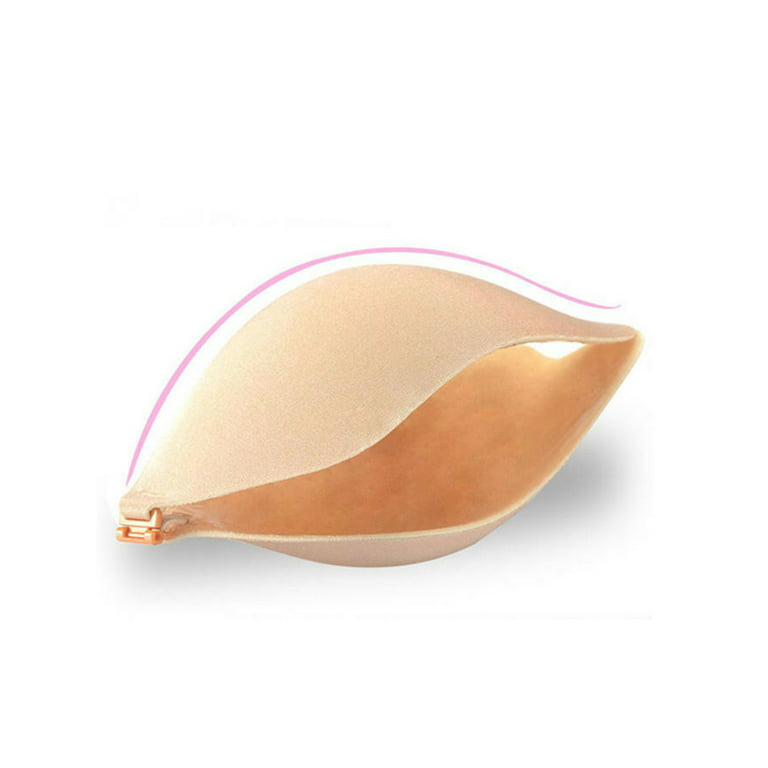 Women Silicone Self Adhesive Pasties Strapless Invisible Bra Brassiere  Magic Push Up 